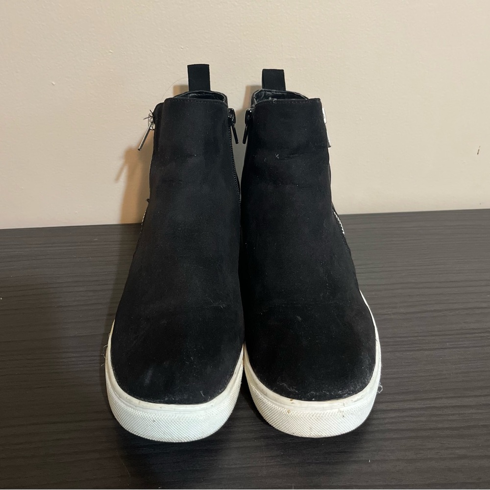 madden nyc black boot